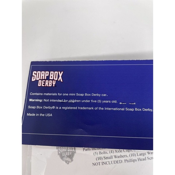 NEW Vintage Official Soap Box Derby Mini Stock Car Masters Building Kit NIP - Picture 6 of 7